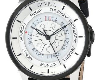 Gevril-Mens-Set-Columbus-Circle-Automatic-Black-Leather-Watch-and-Ballpoint-Pen-Set