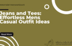 Jeans and Tees: Effortless Mens Casual Outfit Ideas